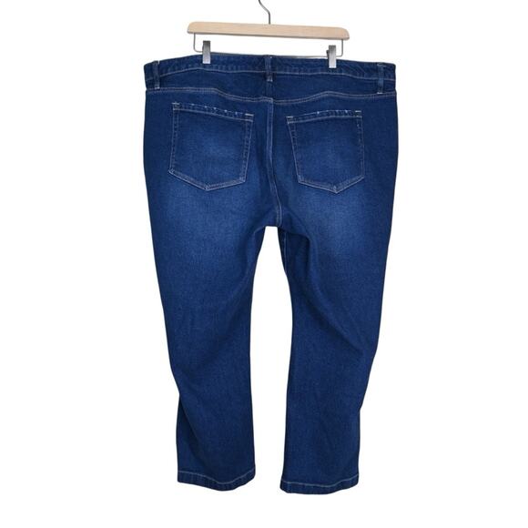 Lane Bryant Womens 24 Plus Signature Fit Slim Straight Ankle Jean - Picture 2 of 12